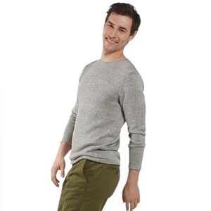 Fat Face Southwick 100% Linen Crew Neck Sweater